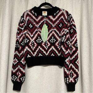 FARM Rio Rauti Beaded Sweater, NWT, Size XS (see measurements)